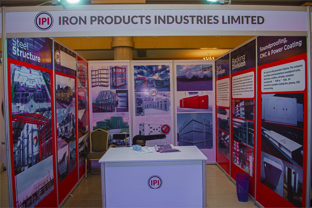 Manufacturing exhibitor booth presenting products at MAN AGM