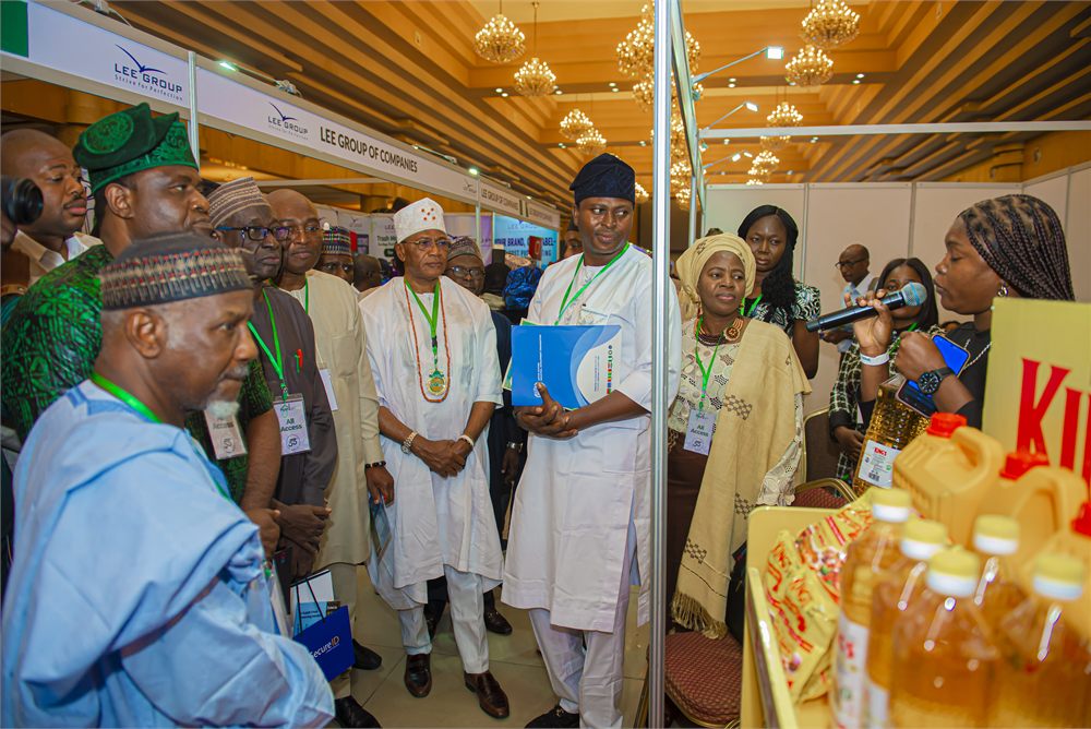 Exhibition floor engagement with Made-in-Nigeria products